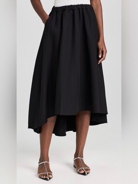 NWT Enza Costa Twill Circle Midi Skirt